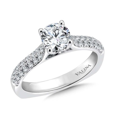 0.33 ct. tw. diamond engagement ring.