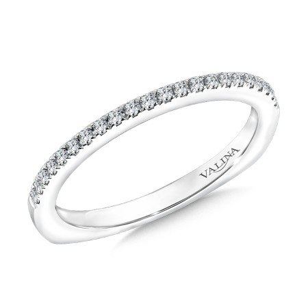 Straight Diamond Wedding Band