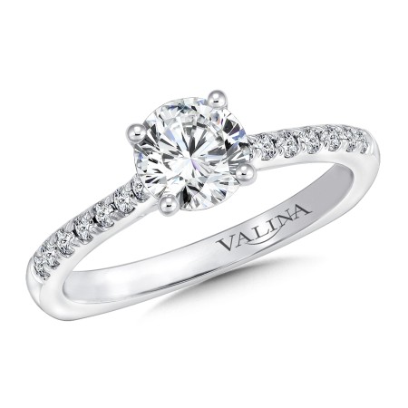 Straight Style Engagement Ring