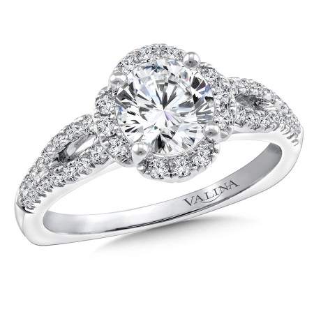 Halo Engagement Ring