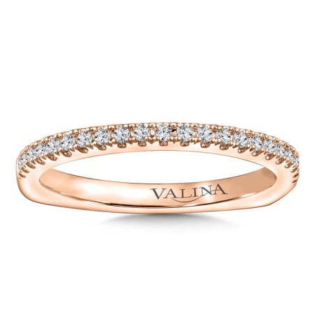 Straight Diamond Wedding Band