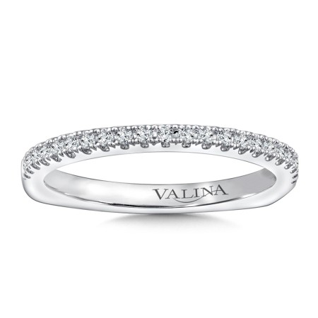Straight Diamond Wedding Band