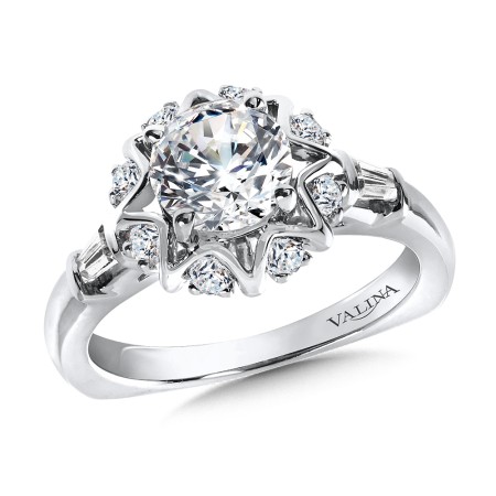Halo Engagement Ring