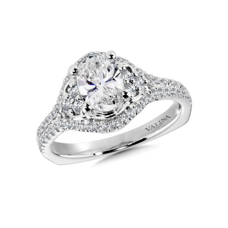 Halo Diamond Engagement Ring