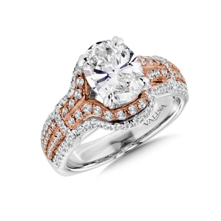 Diamond Halo Engagement Ring