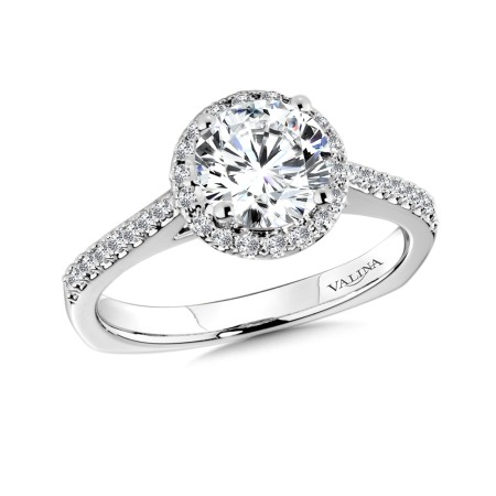 Halo Engagement Ring