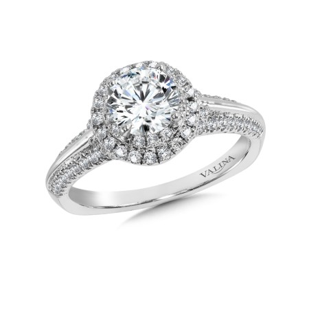 Halo Engagement Ring