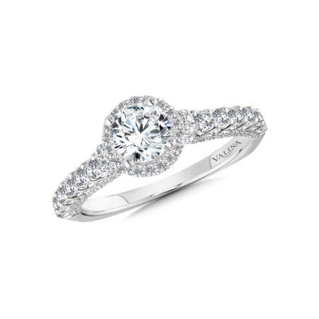 Halo Engagement Ring
