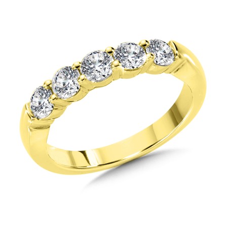 1.00 TDW - Prong Set Round Diamond Wedding Band