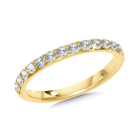 0.33 TDW - Prong Set Round Diamond Wedding Band