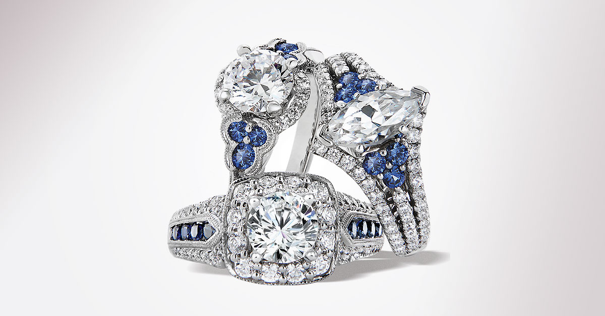 Gemstone Engagement Rings